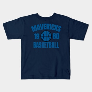 mavericks basketball 1980 Kids T-Shirt